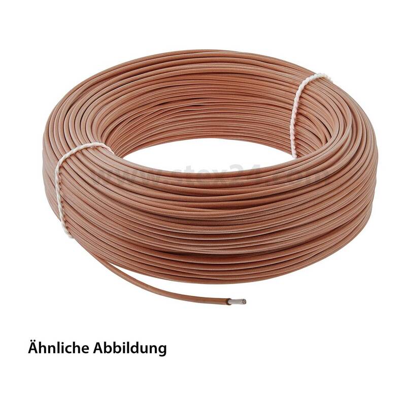LAPP Einzelader SiF 1X1mm² Kabel braun 100m 300V/500V für Elektroinstallation - 4069948383763
