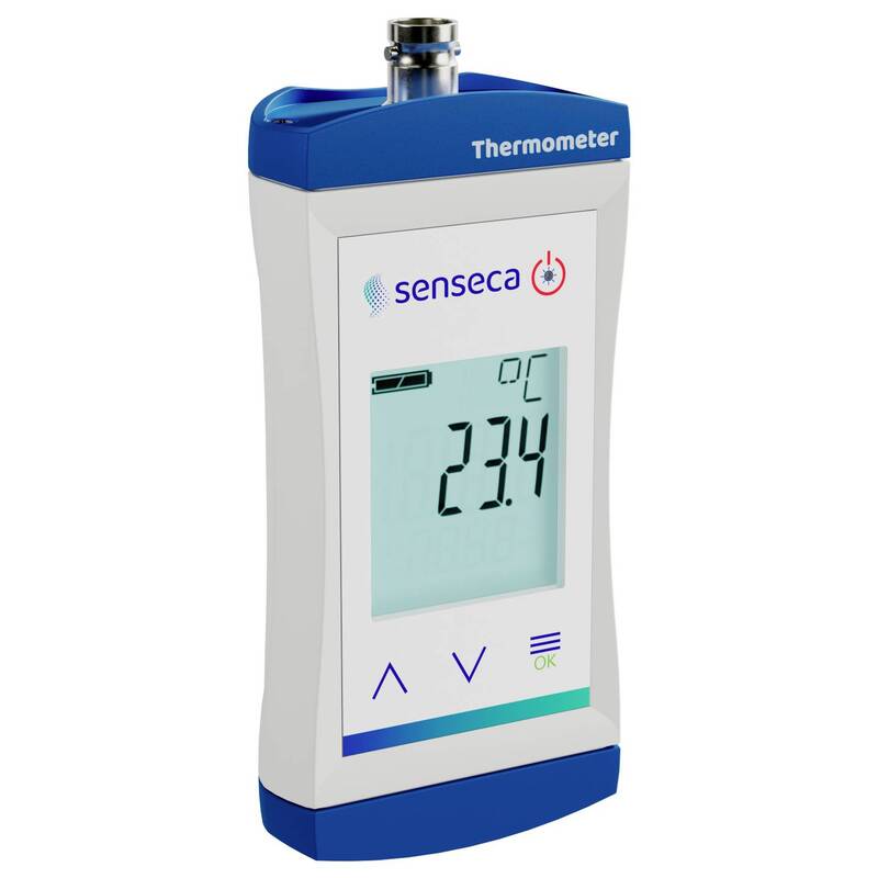 Senseca Temperaturmessgerät Thermometer Boden Kompost PT1000 Edelstahl 1000 mm - 4058175725323