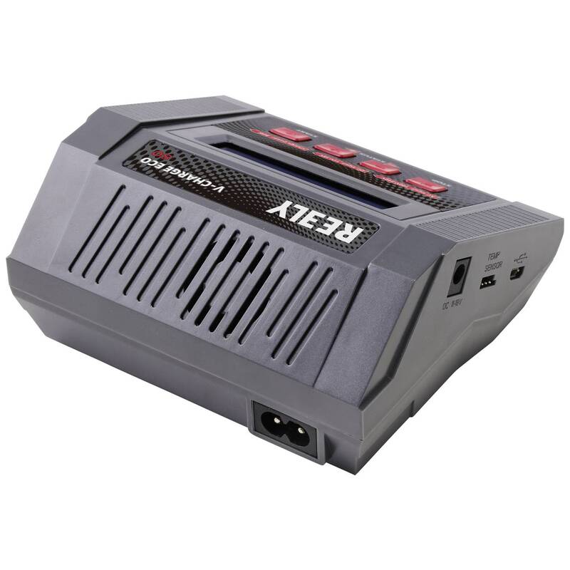 Reely Modellbau-Multifunktionsladegerät V-Charger ECO 80 10A Blei NiMH LiPo - 4064161206776