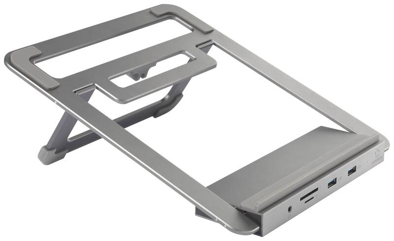 Renkforce RF-LLS-400 USB-C Notebook Dockingstation Halterung Ständer Universal A - 4064161228761