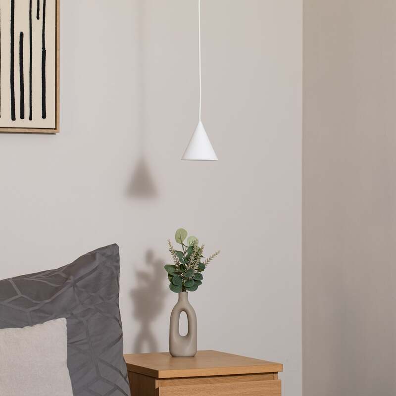 Nowodvorski Hängeleuchte ZENITH LED Pendelleuchte dimmbar weiß Stahl Ø11cm 130cm - 5903139114530