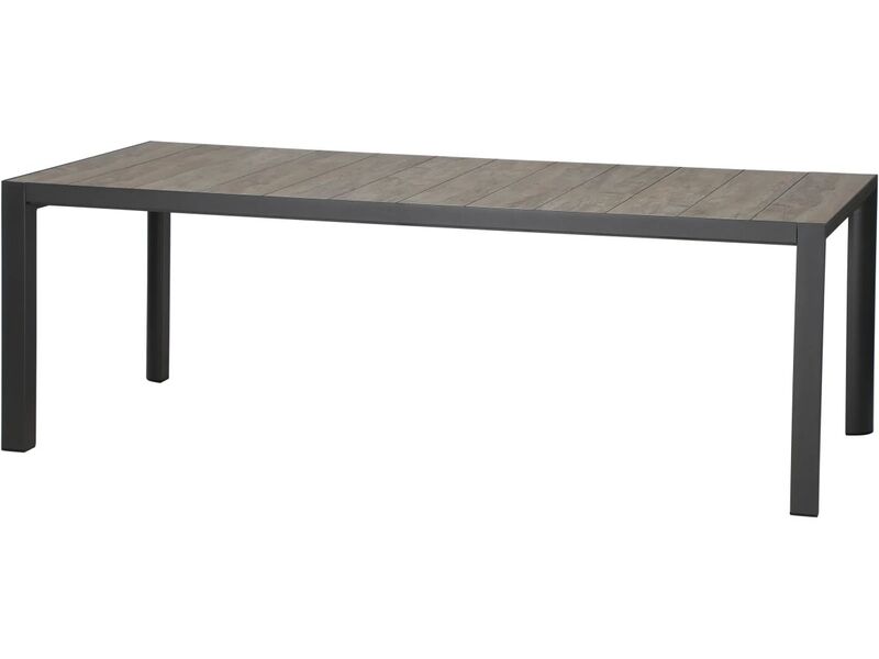 Siena Garden Gartentisch Silva Rechteckig Keramik Anthrazit 100x220cm für 8 - 4055938013109