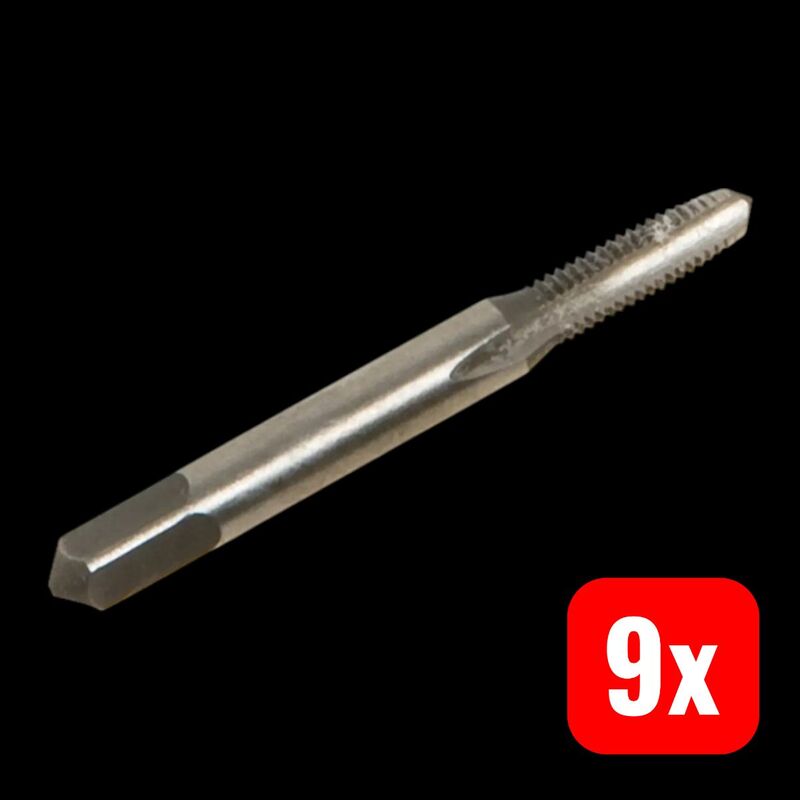 LUX-TOOLS Gewindebohrer HSS M10 Einschnitt-Gewindebohrer für Stahl präzise - 4007875086661