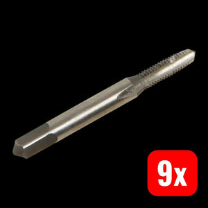 B-Ware LUX-TOOLS Gewindebohrer HSS M10 Einschnitt-Gewindebohrer für Stahl präzise