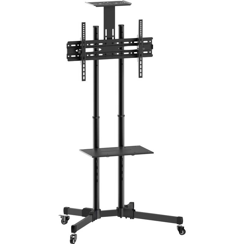 SpeaKa Professional TV-Rollwagen neigbar höhenverstellbar für 37-70 Zoll - 4053199525652
