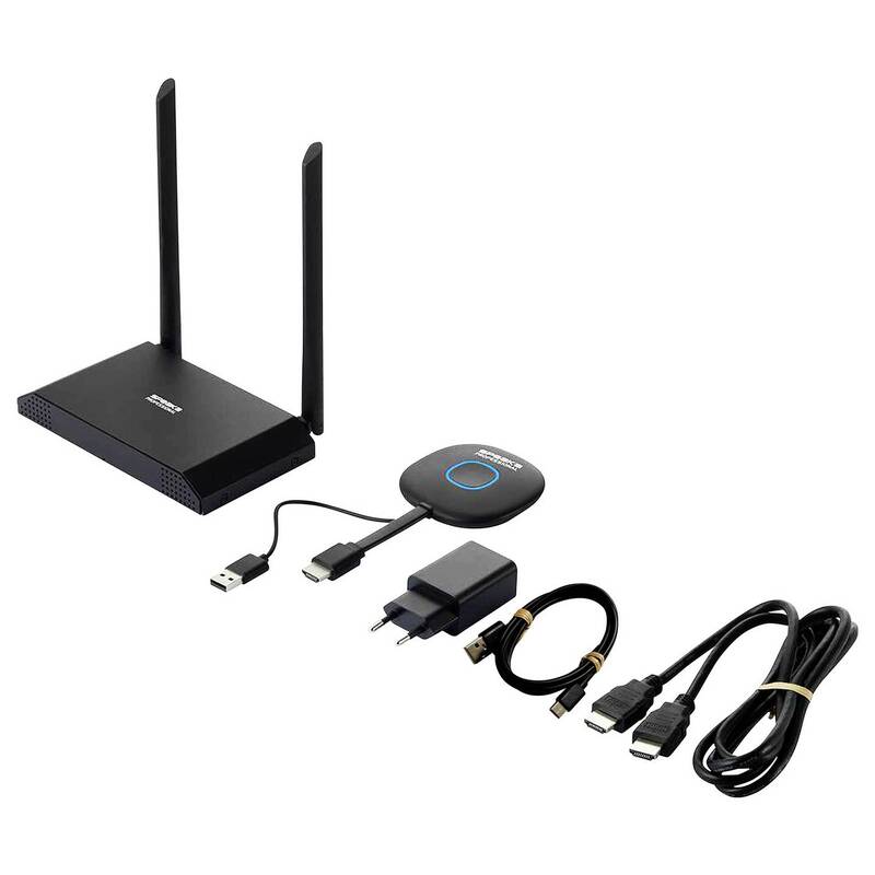 SpeaKa Professional SP-VShare Drahtloses 4K UHD 4fach Multi SIEHE TEXT/FOTO - 4064161161389