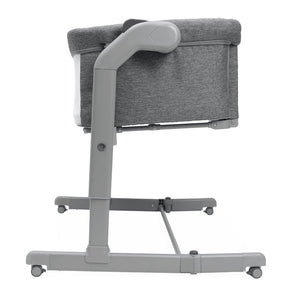 B-Ware Chicco Beistellbett Kinderbett NEXT2ME Magic EVO Schlafbett Dark Grey Matratze