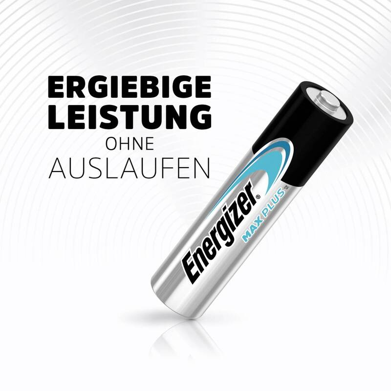 50 St. Energizer Max Plus Micro AAA Batterien Alkali-Mangan 1,5 V - 7638900444940