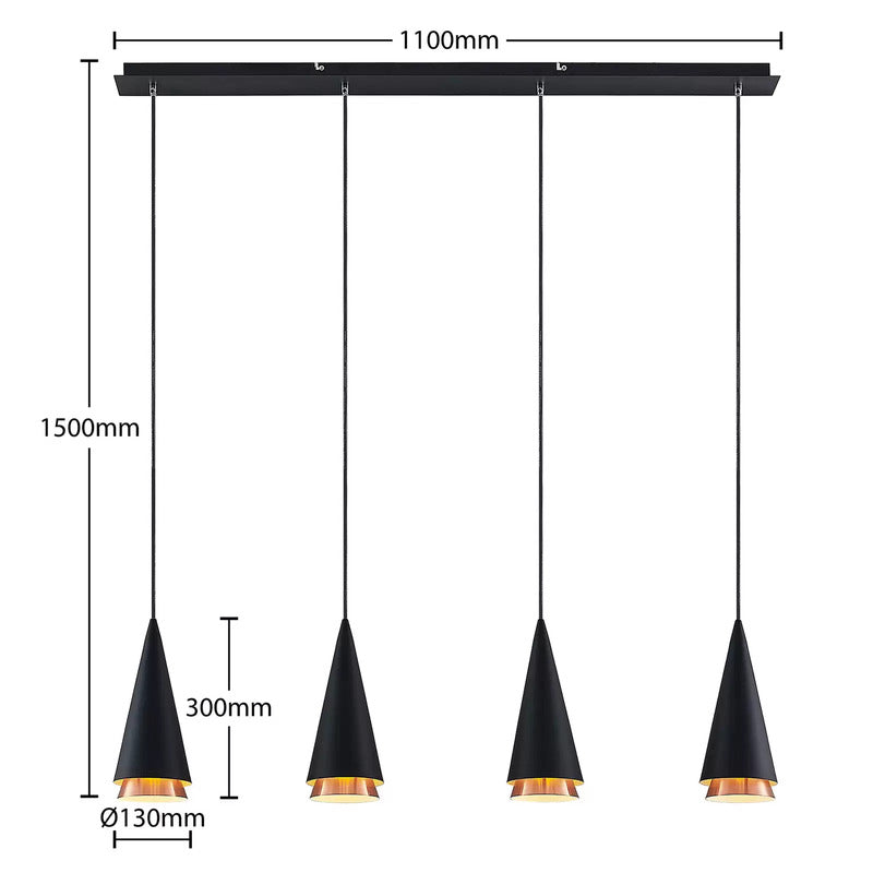 Lucande Naoh Hängeleuchte Deckenleuchte Pendelleuchte Deckenlampe Leuchte Lampe - 4251911709704