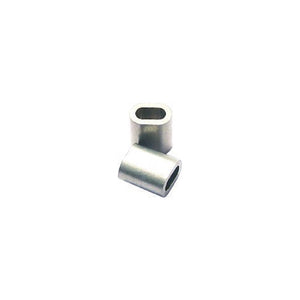 B-Ware PÖSAMO Pressklemme Seilklemme Alu Drahtseil 2 mm DIN EN 13411 blank 400 STÜCK