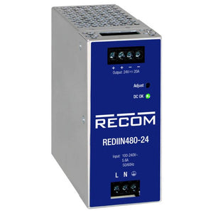 B-Ware RECOM Hutschienen-Netzteil Stromversorgung DIN-Schiene REDIIN480 SNT Single O