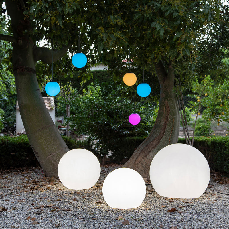 Newgarden Gartenleuchte Buly LED Kugelleuchte Ø80cm weiß IP65 3W 260Lumen - 8436558746565