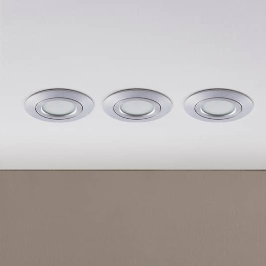 Lindby LED-Einbaustrahler Deckenlampe Deckenlampe Lampe Andrej rund 3er-Set - 4251096520224