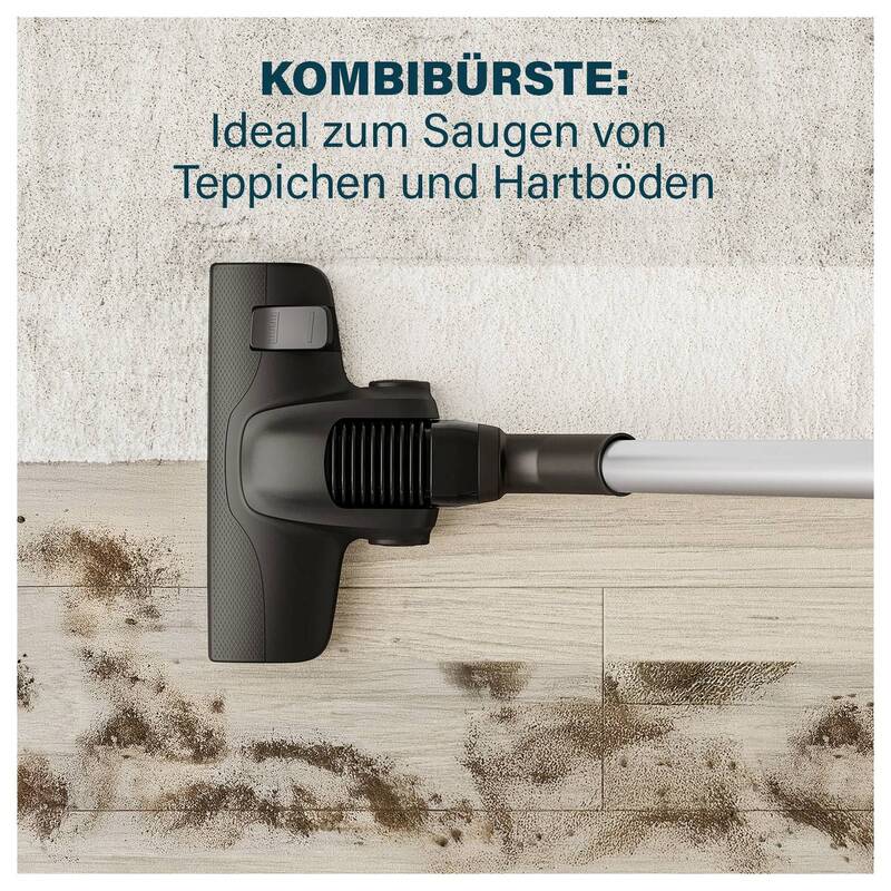 Princess Staubsauger Bodenstaubsauger 800W HEPA Staubbeutel schwarz 4l 9m - 8711387998386