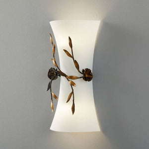 B-Ware Kögl Wandleuchte Rose mit Glasschirm Wandlampe Lampe Leuchte Spot Licht E27