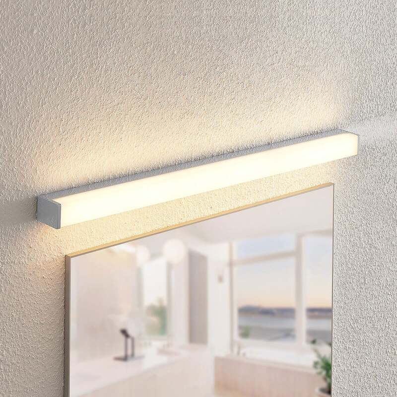 Lindby Wandleuchte Klea LED Lampe Badezimmerlampe chrom 90cm warmweiß IP44 - 4251096580518
