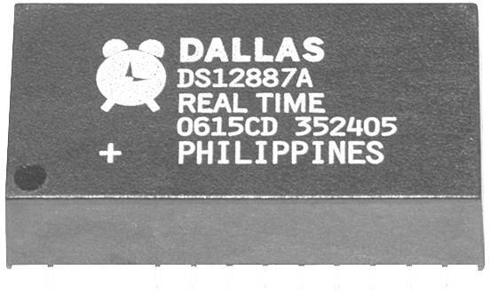 Maxim Integrated DS12887+ Echtzeituhr IC 0-70°C Durchsteckmontage 4.5-5.5V - 2050009605285