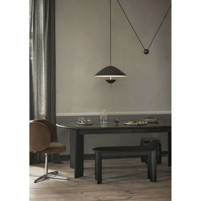 ferm LIVING Hängeleuchte Lod Pendelleuchte Lampe Leuchte schwarz Eisen Ø50cm165 - 5704723311614