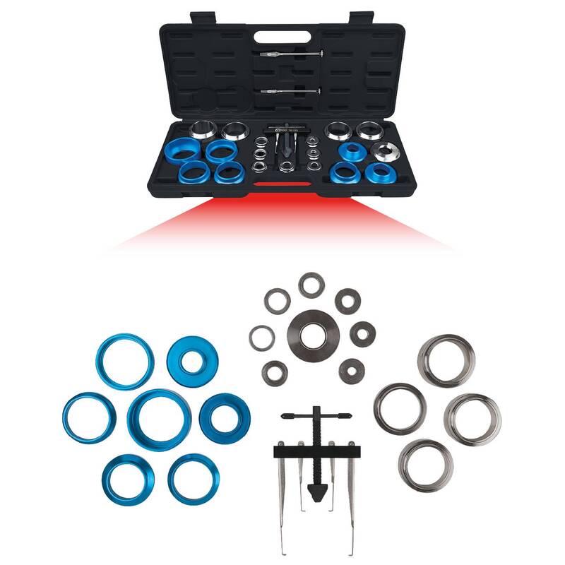 KS Tools Wellendichtring und Simmerring Montagewerkzeug 24-tlg Kunststoff Box - 4042146591710