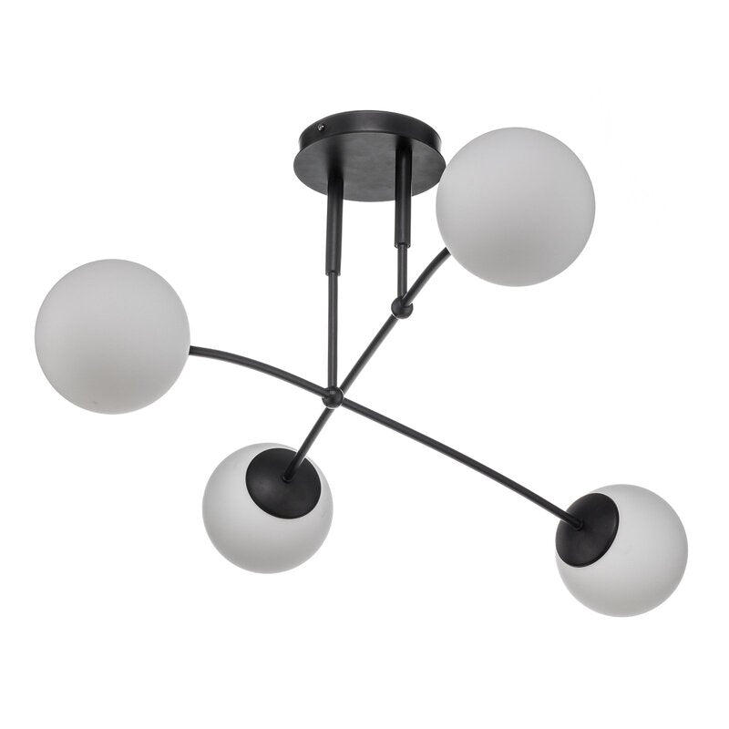 Euluna Deckenlampe Deckenlampe Lampe Leuchte Pregos 4 in Schwarz vierflammig - 5901738917064