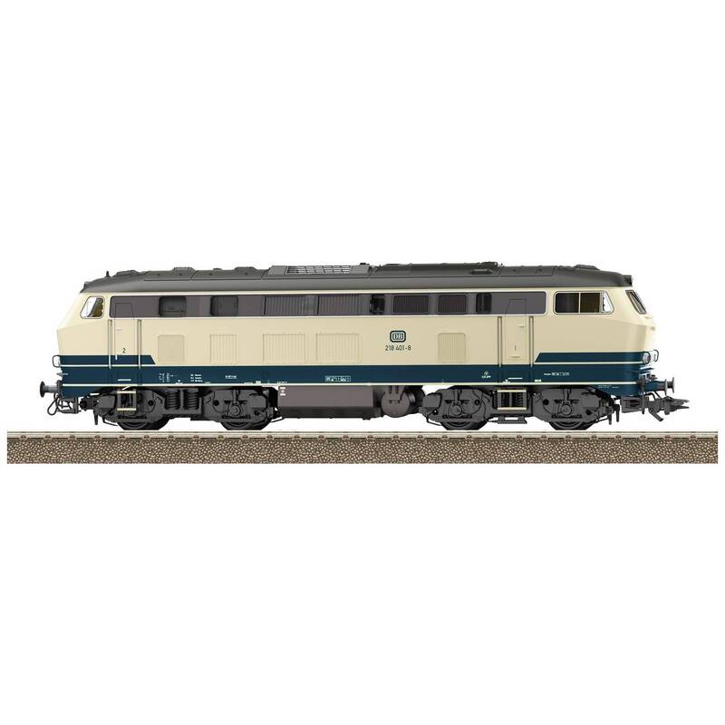 TRIX Diesellok BR 218 der DB H0 Modellbahn mit Digital-Decoder Metall Lok - 4028106224317