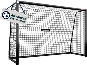 B-Ware HUDORA Advanced Fußballtor Garten Fußballtor mit stabilem Stahlrahmen schwarz