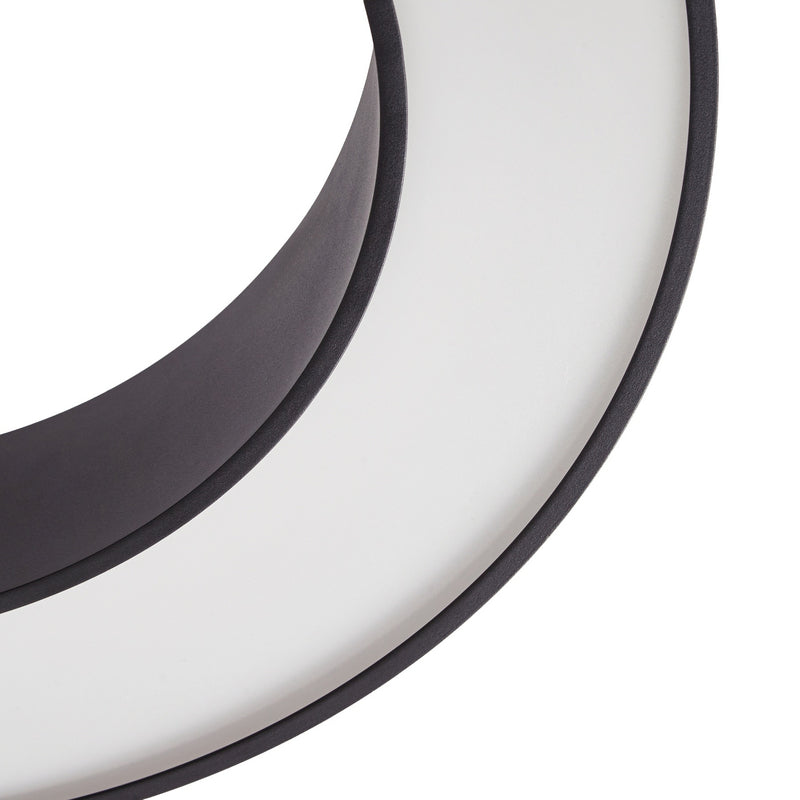 Arcchio Deckenleuchte Sharelyn LED Lampe dimmbar schwarz Ø60cm 3510 Lumen - 4255830916311