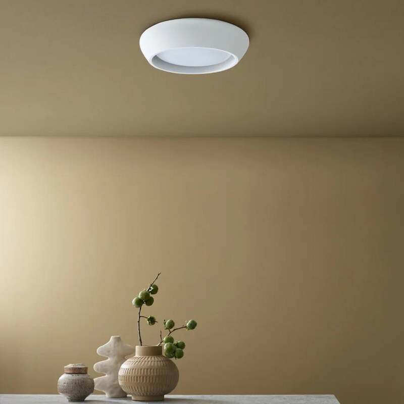 Beacon Deckenleuchte Leuchte Fjord weiß Gips GX53 Ø 28 cm Wohnraumleuchte Lampe - 9333509212614