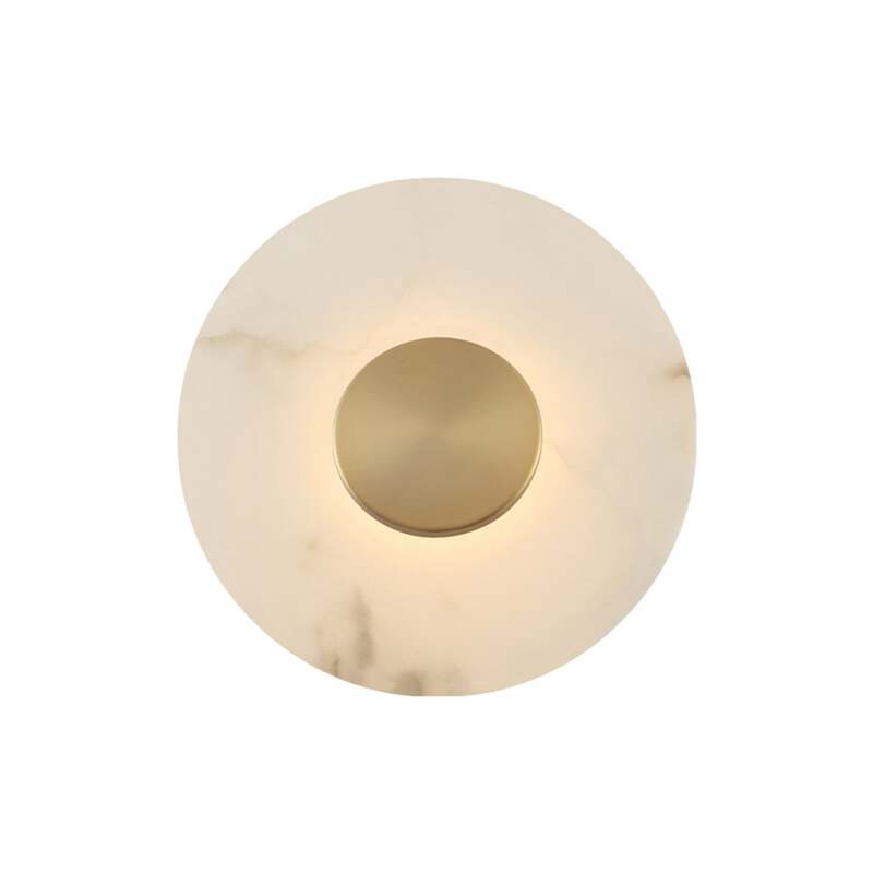 Viokef Wandlampe Wandleuchte Allison LED Lampe Leuchte messing weiß Ø 30 cm - 5201769158901