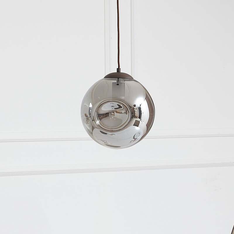 Lindby Hängeleuchte Valentina LED Pendelleuchte Lampe dimmbar rauchgrau Ø25cm - 4251911774702