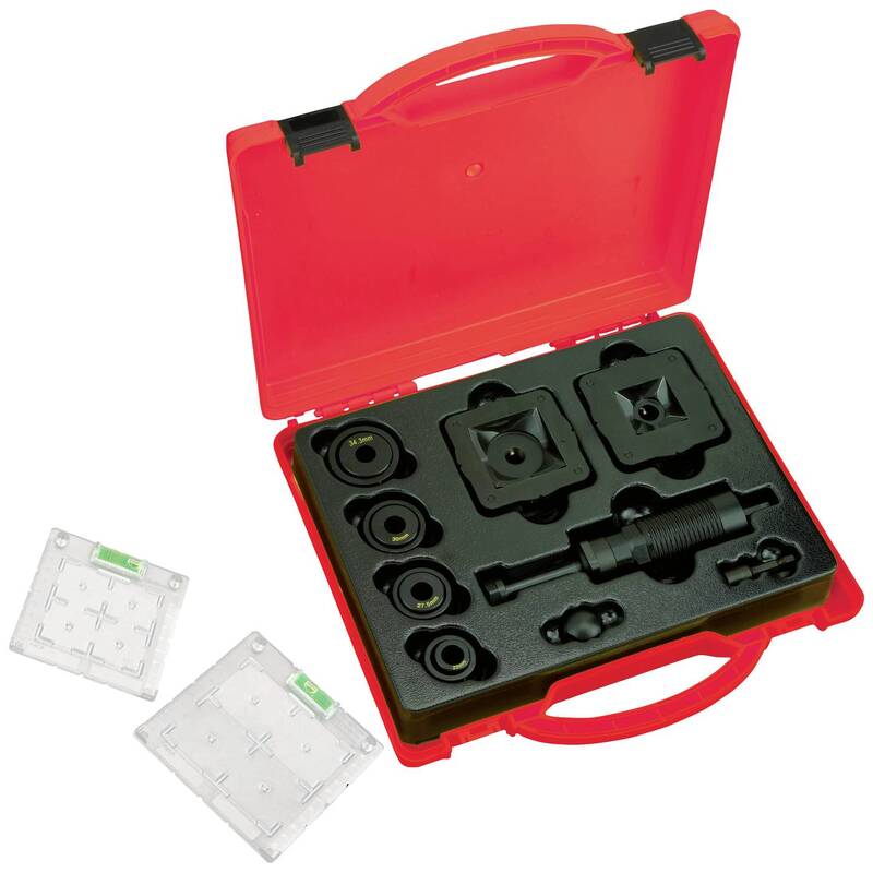 TOOLCRAFT TO-9610284 Stanzeinsätze Stanzformen Rundes Loch Quadratisch 22-45mm - 4064161325590