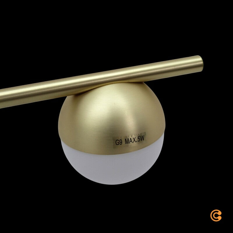 Nordlux Pendelleuchte Hängelampe Contina G9 LED Messing Glas matt 3-flammig - 5704924001710