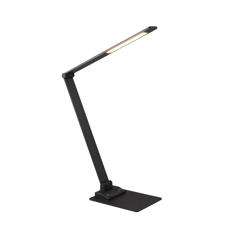Trio Lighting LED-Tischleuchte Travis schwarz CCT dimmbar Touch USB Lampe Spot - 4017807600216