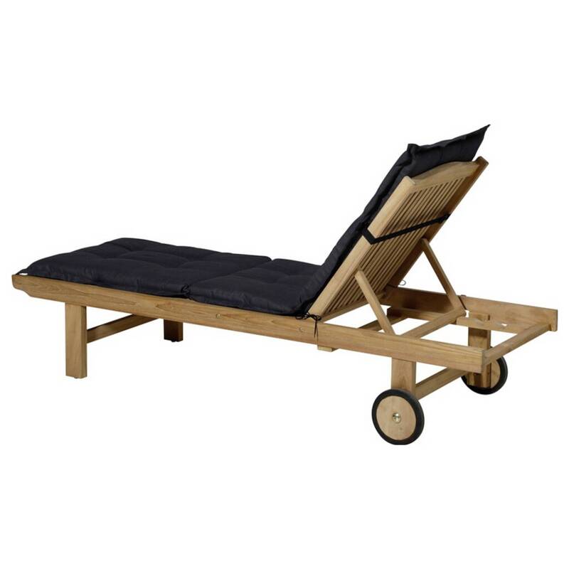 Madison Liegenauflage Relaxliege LIGSA052 Auflage Schwarz 200x60cm 2kg 7cm dick - 8713229115166