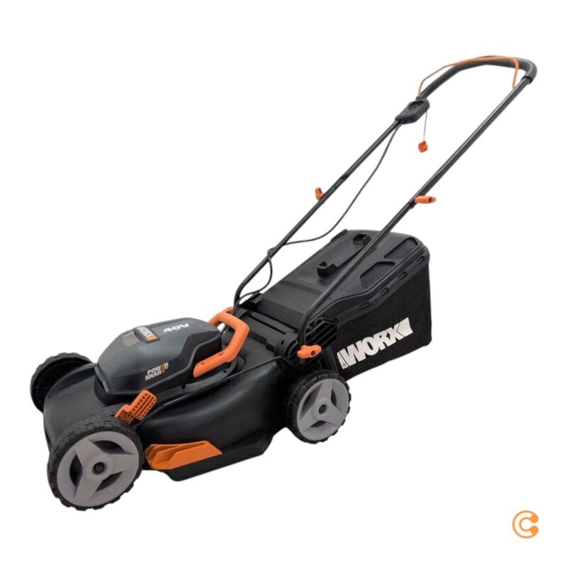 Worx Rasenmäher WG743E Akku Mäher 40cm mit IntelliCut Technologie und Mulcher - 6924328338420