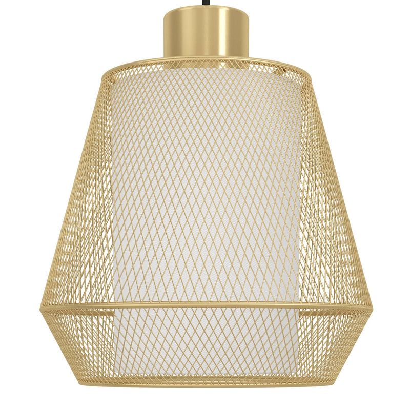 Eglo Hängeleuchte Pendelleuchte Ciudadela schwarz messing 3 flammig 88 cm - 9008606274680