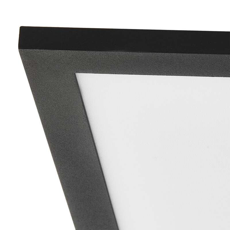 Lindby LED-Panel Lamin schwarz 120 cm CCT Remote Deckenpanel Deckenlicht Spot - 4251911765908