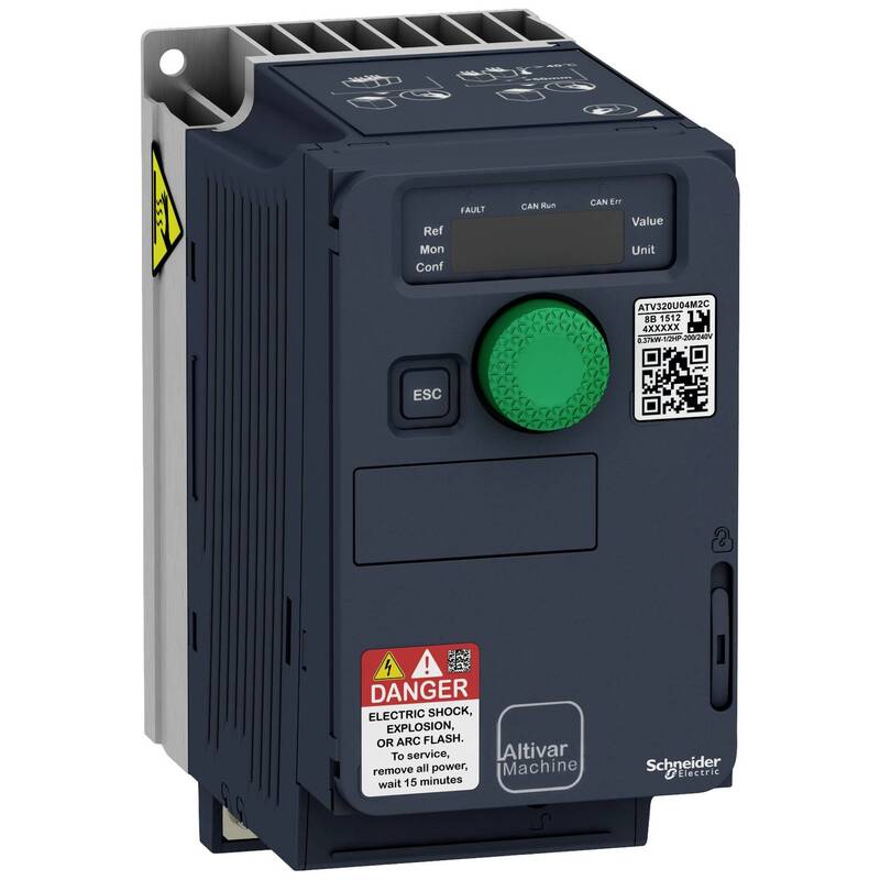 Schneider Frequenzumrichter Umrichter ATV320 Kompakt EMV Filter integriert - 3606480966521