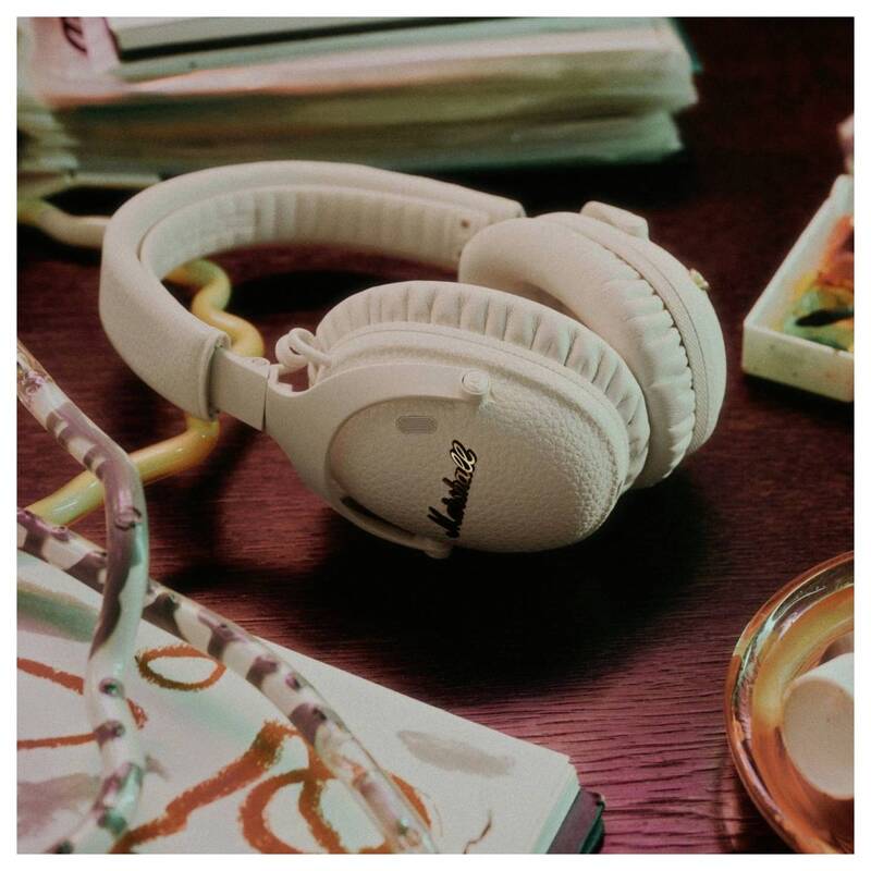 Marshall Over Ear Kopfhörer Monitor III A.N.C Bluetooth Headset beige 70h Akku - 7340055411479