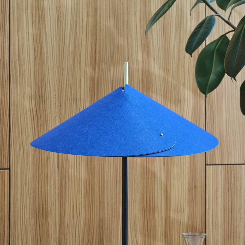 OSRAM Stehleuchte Standlampe Decor Flip blau Filz verstellbar E14 LED 180 cm - 4058075848627