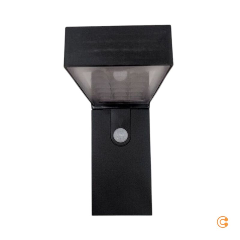 Nordlux Wandleuchte Außen LED Solar Alya mit Bewegungsmelder schwarz IP44 400lm - 5704924004971