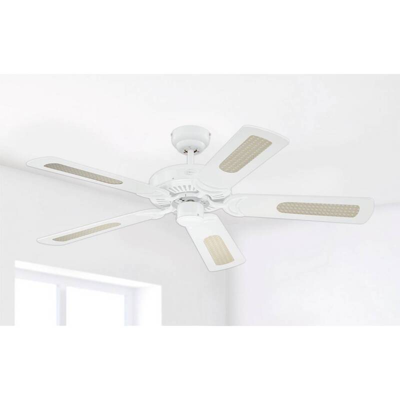 Westinghouse Deckenventilator Monarch leise Ventilator Luftzirkulation weiß - 4895105601698