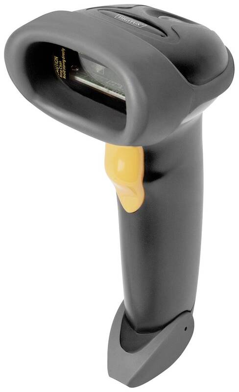 Digitus DA-81001 Hand-Scanner 1D Barcode USB IP54 200 Scans/s für Handel Indu... - 4016032473633