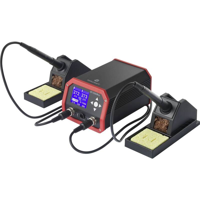 TOOLCRAFT ST-200 Pro Lötstation 230 W Löt Station Elektrogerät Elektronik - 4064161023069