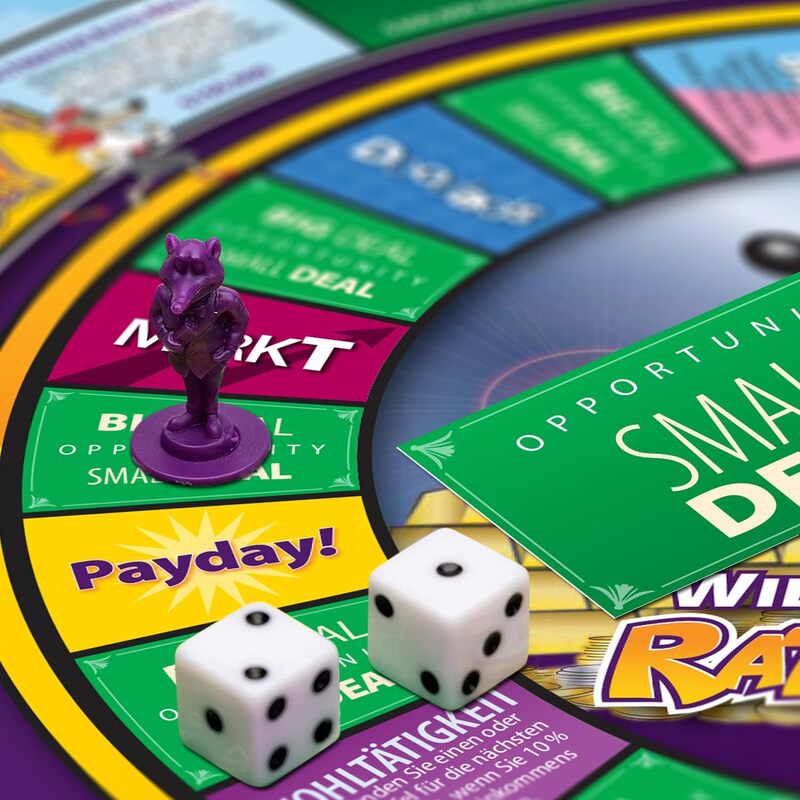 Rich Dad CASHFLOW Bildungsspiel für Finanzkompetenz & Investitionen ab 14 Jahren - 850047676023