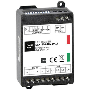 B-Ware Dalcnet Dimmer Steuergerät Lichtregler DALI Innenbereich 4 Ausgänge 12V 24V