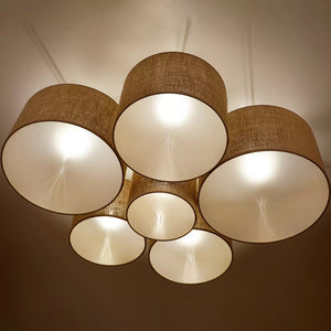 B-Ware Euluna Lodge Deckenleuchte jute Deckenlampe Leuchte Lampe E27 SIEHE TEXT/FOTOS
