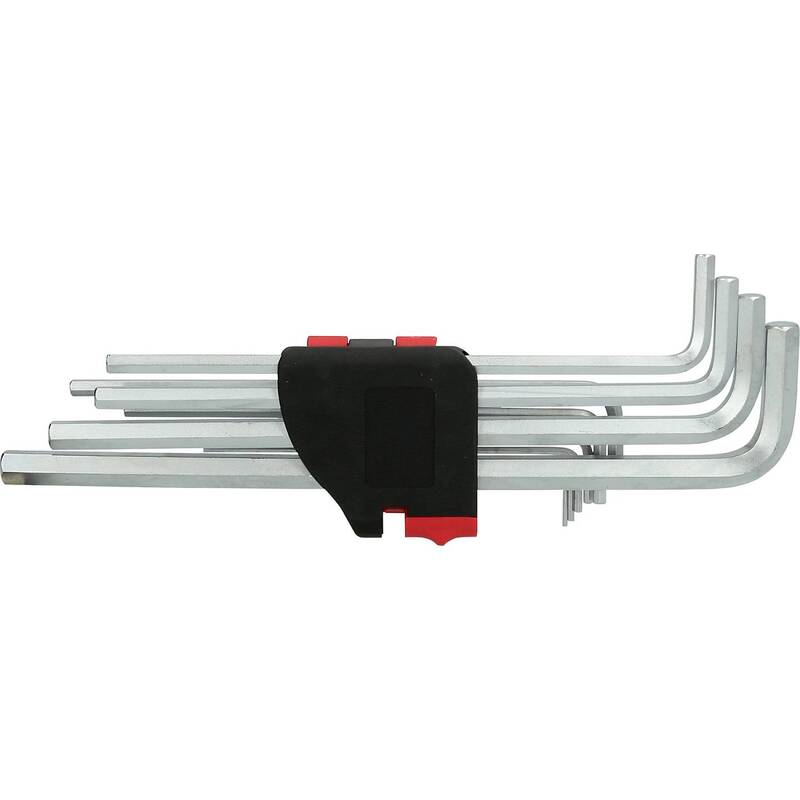 KS Tools Innensechskant-Winkelstiftschlüssel-Satz 10-tlg. extra lang Zoll - 4042146790120