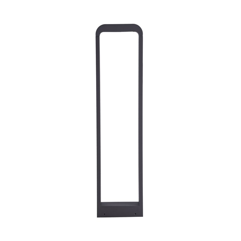 Lindby Wegeleuchte Außenleuchte LED Wegelampe dunkelgrau Aluminium Emima 80 cm - 4251911751994