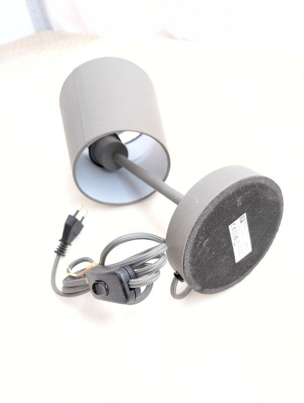 Paulmann Tischleuchte Stellan II LED Lampe Tischlampe grau 40cm Höhe 15,5cm - 4000870801048